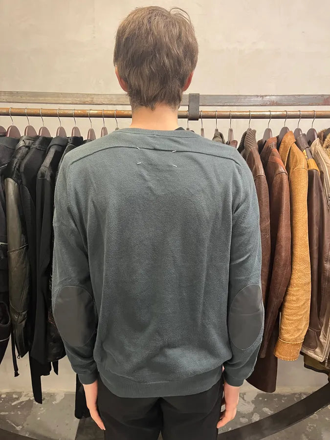 SS2010 Maison Margiela Blue Signature Sweater (M) tBbsihJ 2