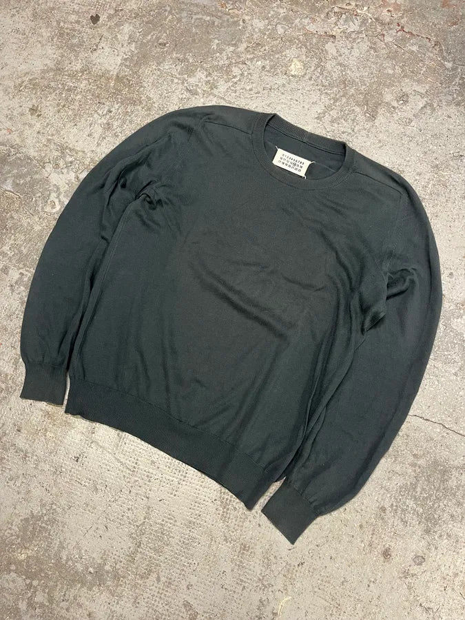 SS2010 Maison Margiela Blue Signature Sweater (M) tBbsihJ 3