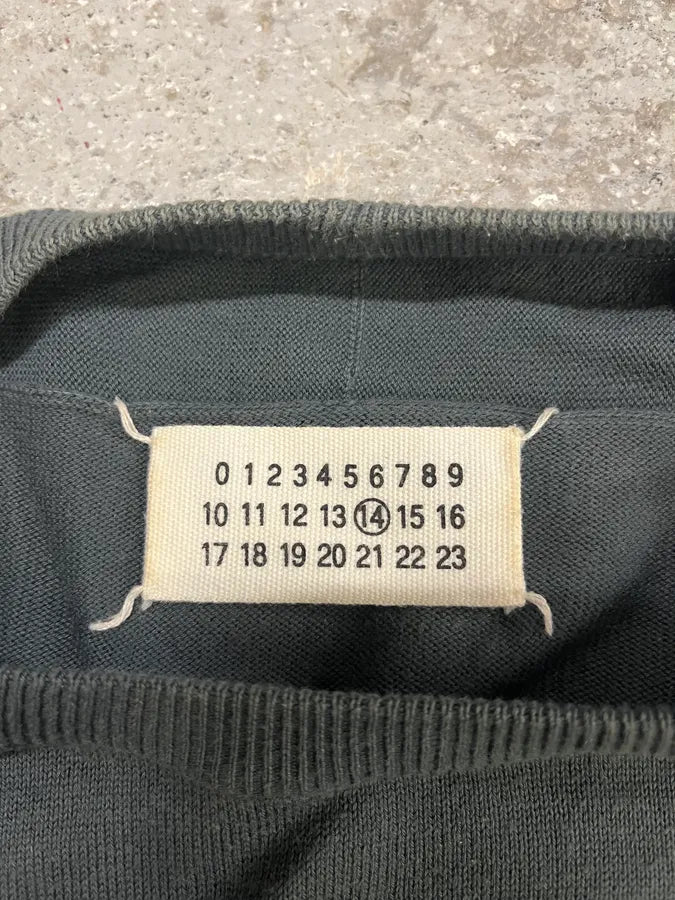 SS2010 Maison Margiela Blue Signature Sweater (M) tBbsihJ 6