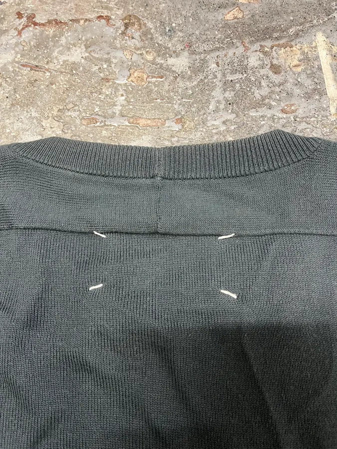 SS2010 Maison Margiela Blue Signature Sweater (M) tBbsihJ 7