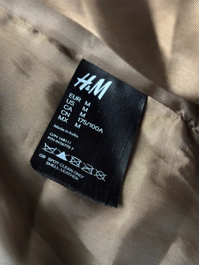 Maison Margiela H&M Belt Leather Jacket NuFOmfL 11