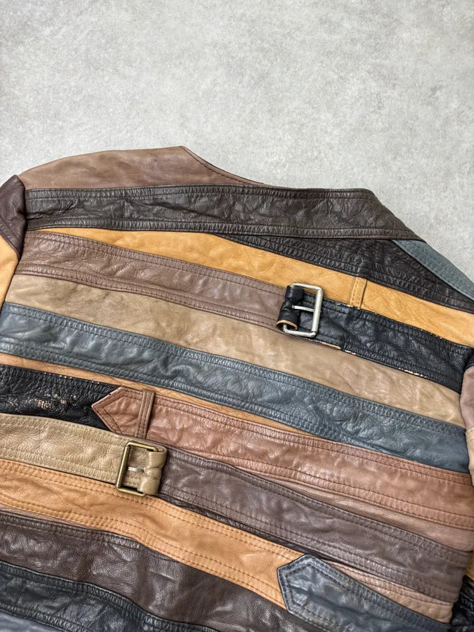 Maison Margiela H&M Belt Leather Jacket NuFOmfL 5