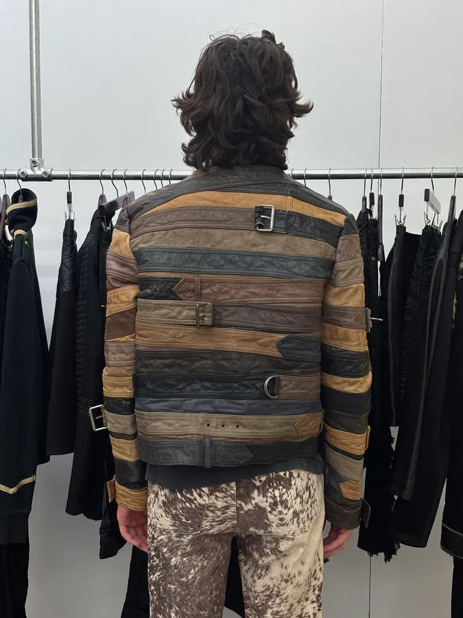 Maison Margiela H&M Belt Leather Jacket NuFOmfL 2