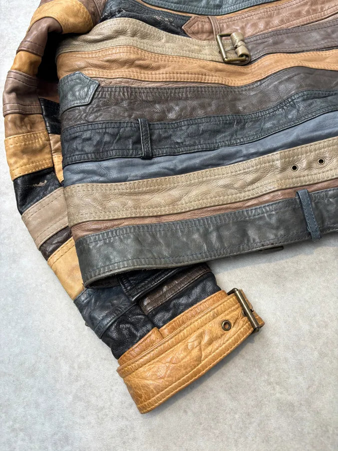 Maison Margiela H&M Belt Leather Jacket NuFOmfL 10