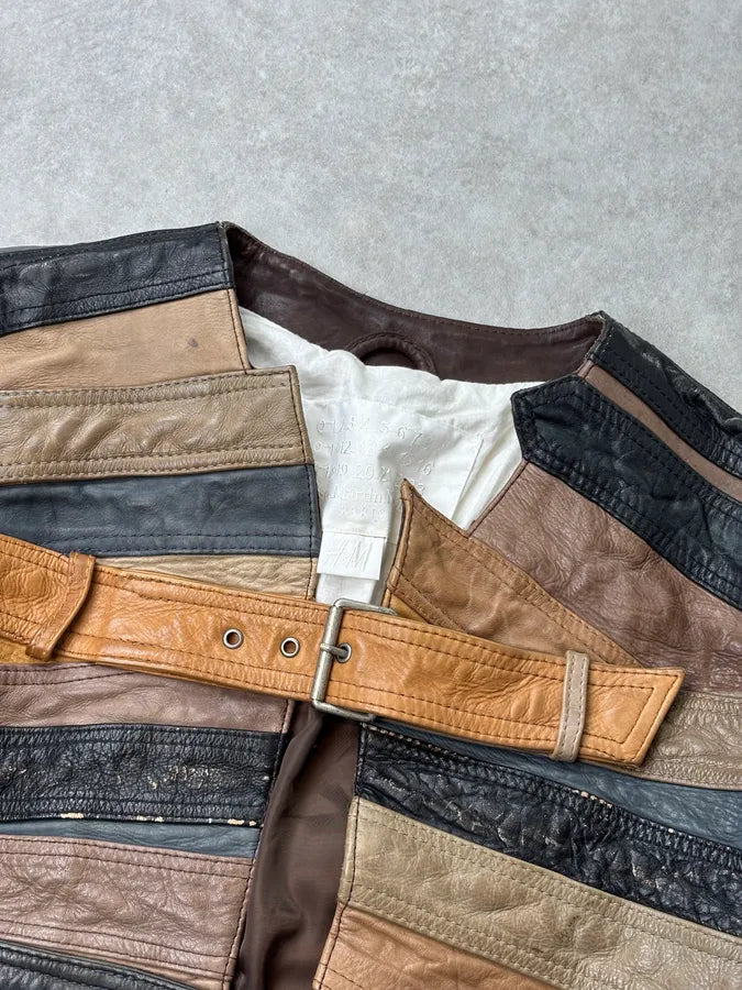 Maison Margiela H&M Belt Leather Jacket NuFOmfL 3