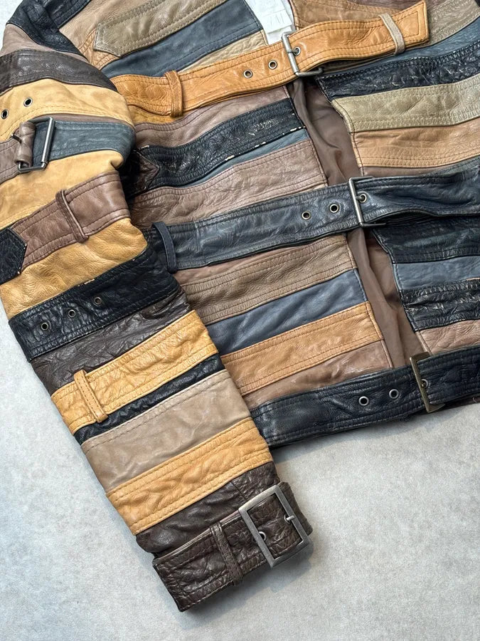 Maison Margiela H&M Belt Leather Jacket NuFOmfL 7