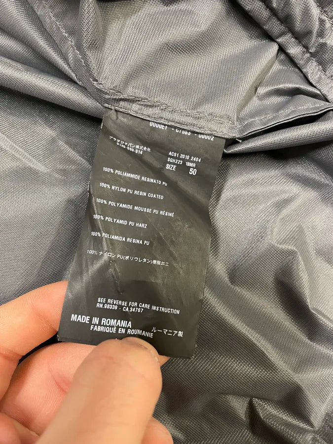 SS2010 Prada Black Light Tactical Biker Jacket SlukLLv 13