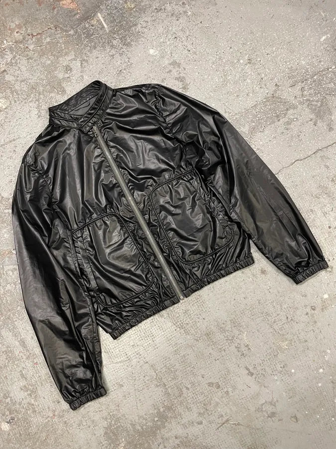 SS2010 Prada Black Light Tactical Biker Jacket SlukLLv 4