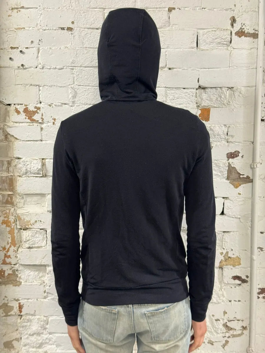 SS2010 Prada Black Linea Rossa Zip-up Hoodie aPWblaI 2