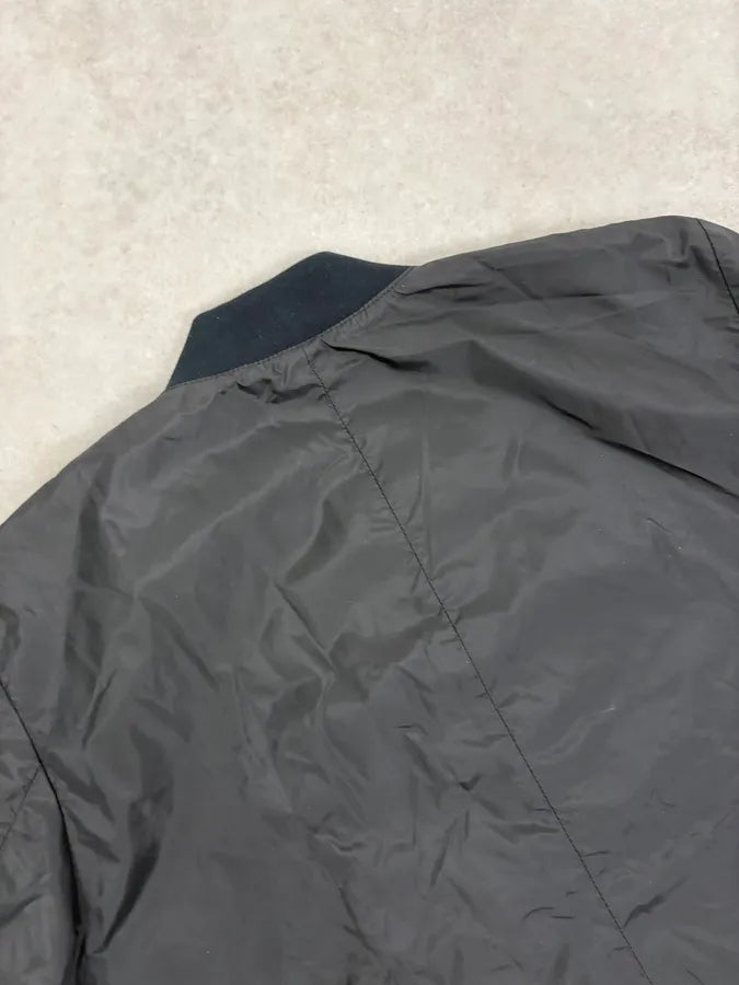 SS2010 Prada Black Nylon Multi Zips Bomber Jacket WAtZtNV 8