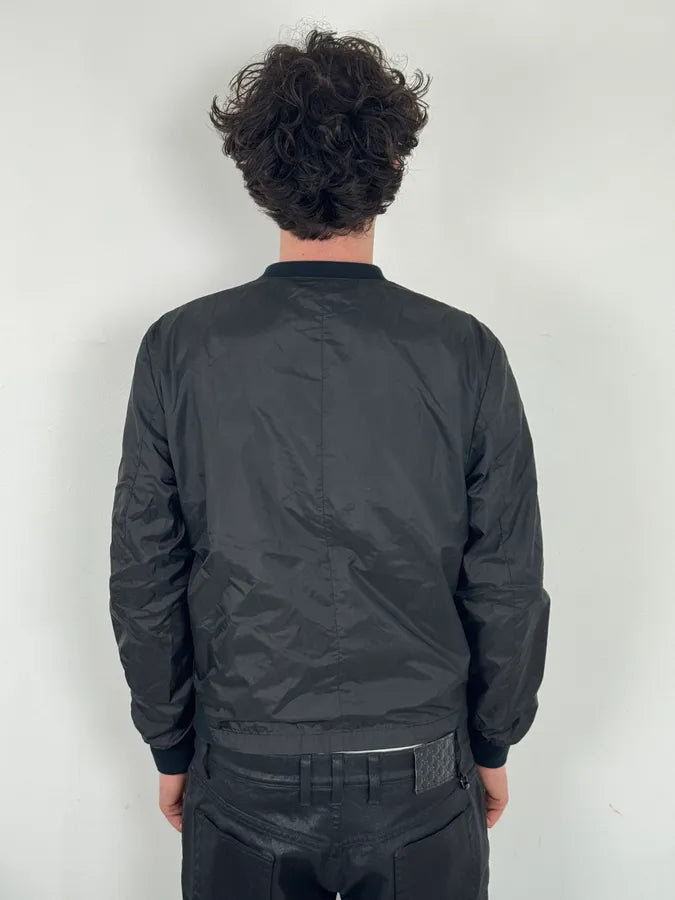 SS2010 Prada Black Nylon Multi Zips Bomber Jacket WAtZtNV 2