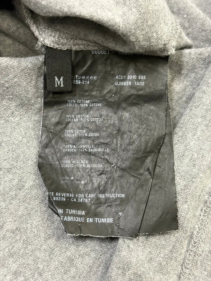 SS2010 Prada Grey Minimalist Checkered Collar Polo Shirt oVCLVCl 7