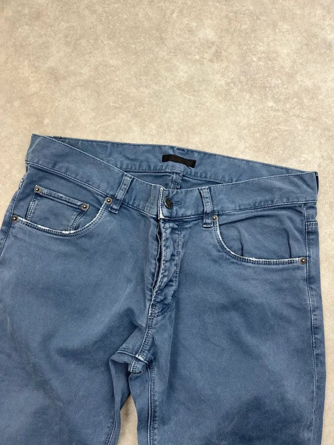 SS2008 Prada Light Blue Slim Pants dmEUwvh 5