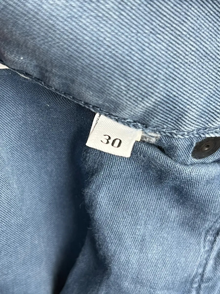 SS2008 Prada Light Blue Slim Pants dmEUwvh 9