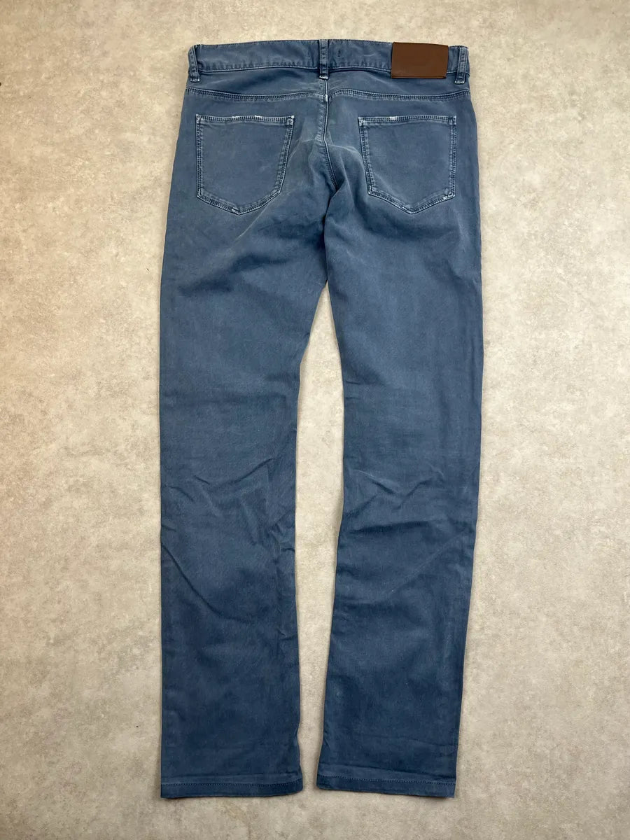 SS2008 Prada Light Blue Slim Pants dmEUwvh 4