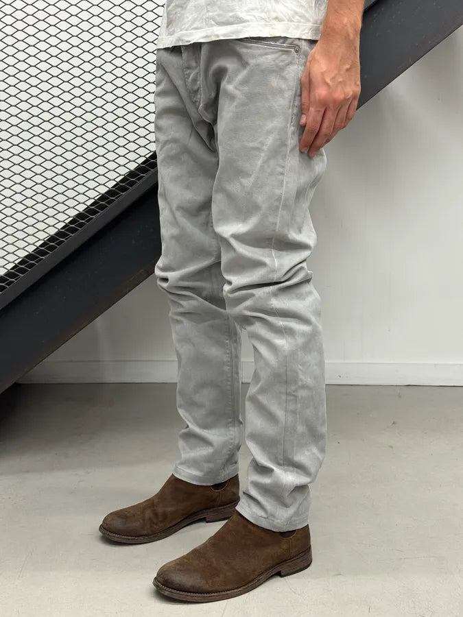 SS2010 Prada Light Grey Straight Leg Denim Jeans jMQrgsY 2