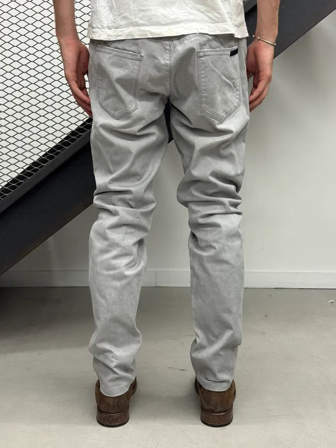 SS2010 Prada Light Grey Straight Leg Denim Jeans jMQrgsY 3