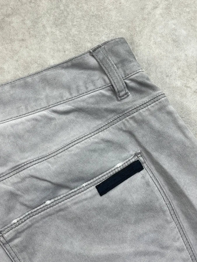 SS2010 Prada Light Grey Straight Leg Denim Jeans jMQrgsY 9