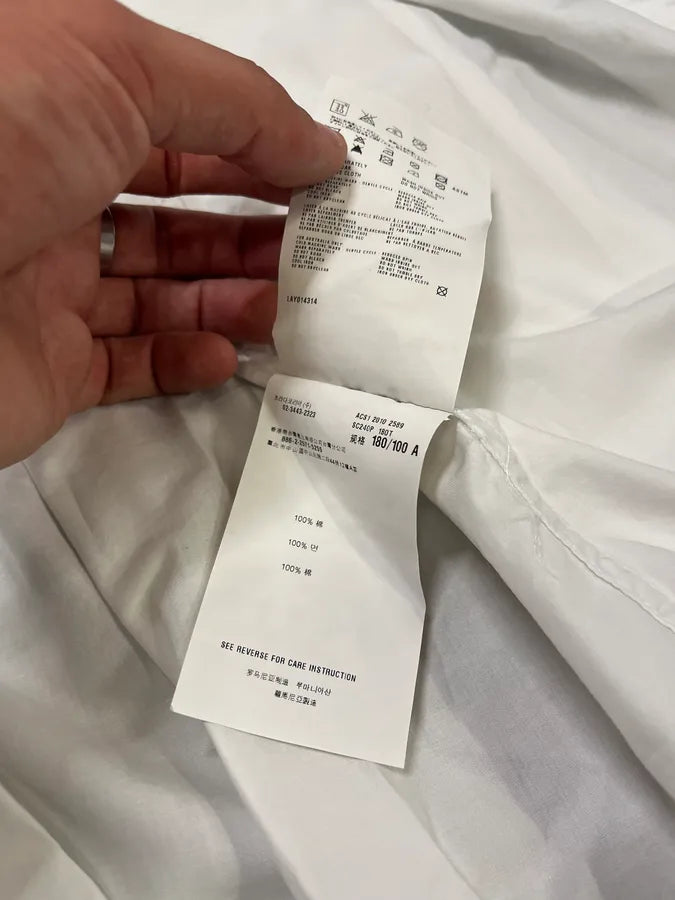 SS2010 Prada White Buttoned Mao Shirt (M) pnIRCzz 10