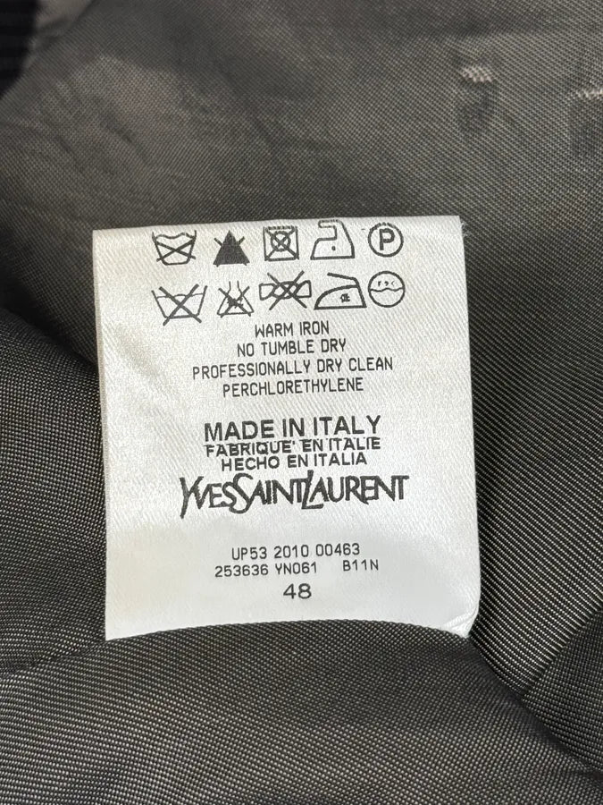 SS2010 Yves Saint Laurent Navy Light Bomber Jacket eFdVhat 15