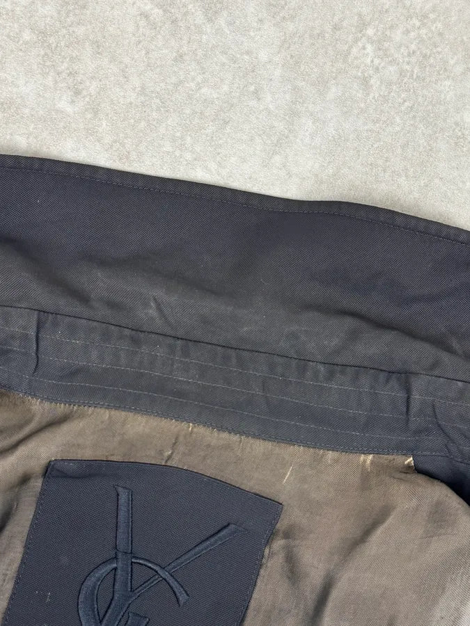 SS2010 Yves Saint Laurent Navy Light Bomber Jacket eFdVhat 11