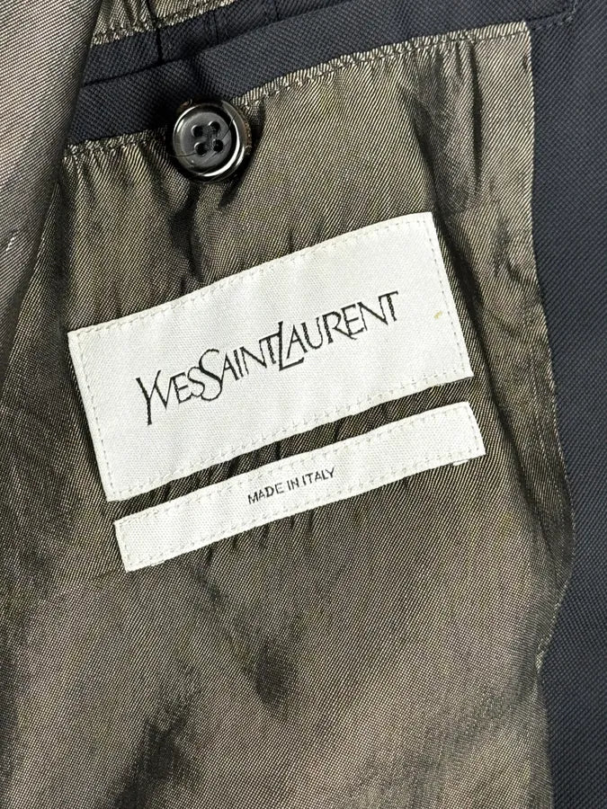 SS2010 Yves Saint Laurent Navy Light Bomber Jacket eFdVhat 14