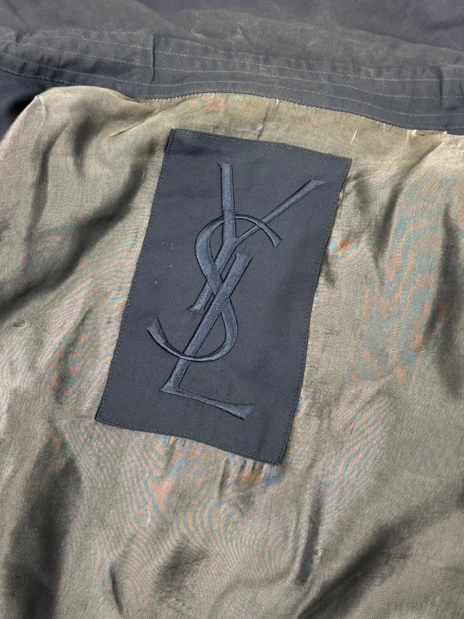 SS2010 Yves Saint Laurent Navy Light Bomber Jacket eFdVhat 12