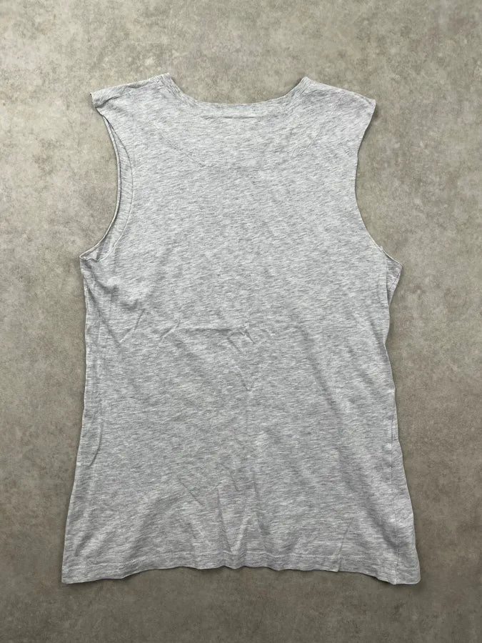 SS2011 Alexander McQueen Grey Dragon Embroidered Tank Top uVLFsCO 3