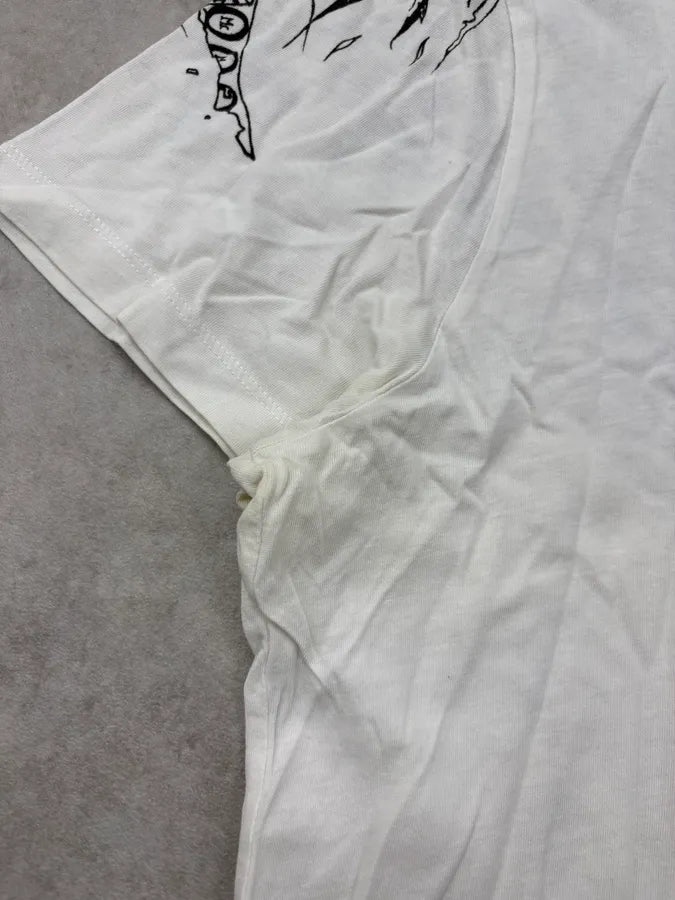 SS2011 Alexander McQueen White Raven T-Shirt WtKPVTP 6