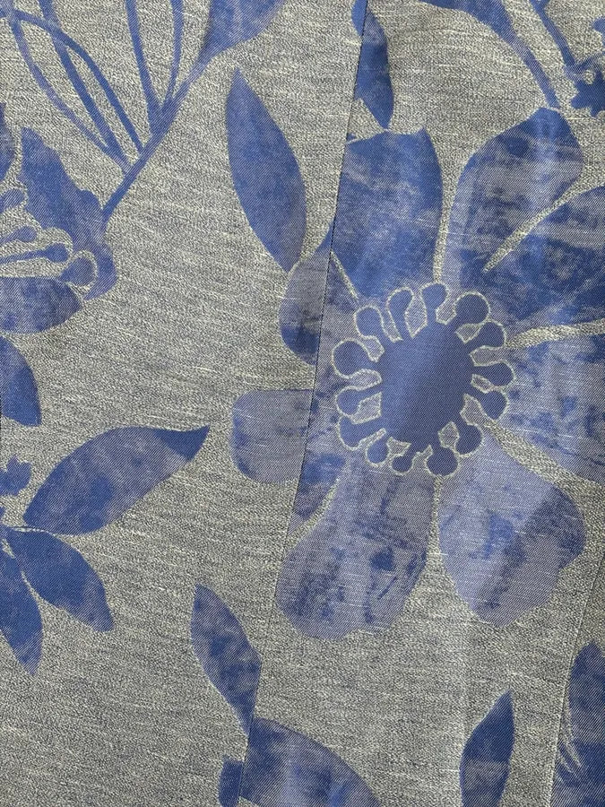 SS2011 Armani Collezioni Grey & Blue Floral Blazer Jacket eAfHAlR 8