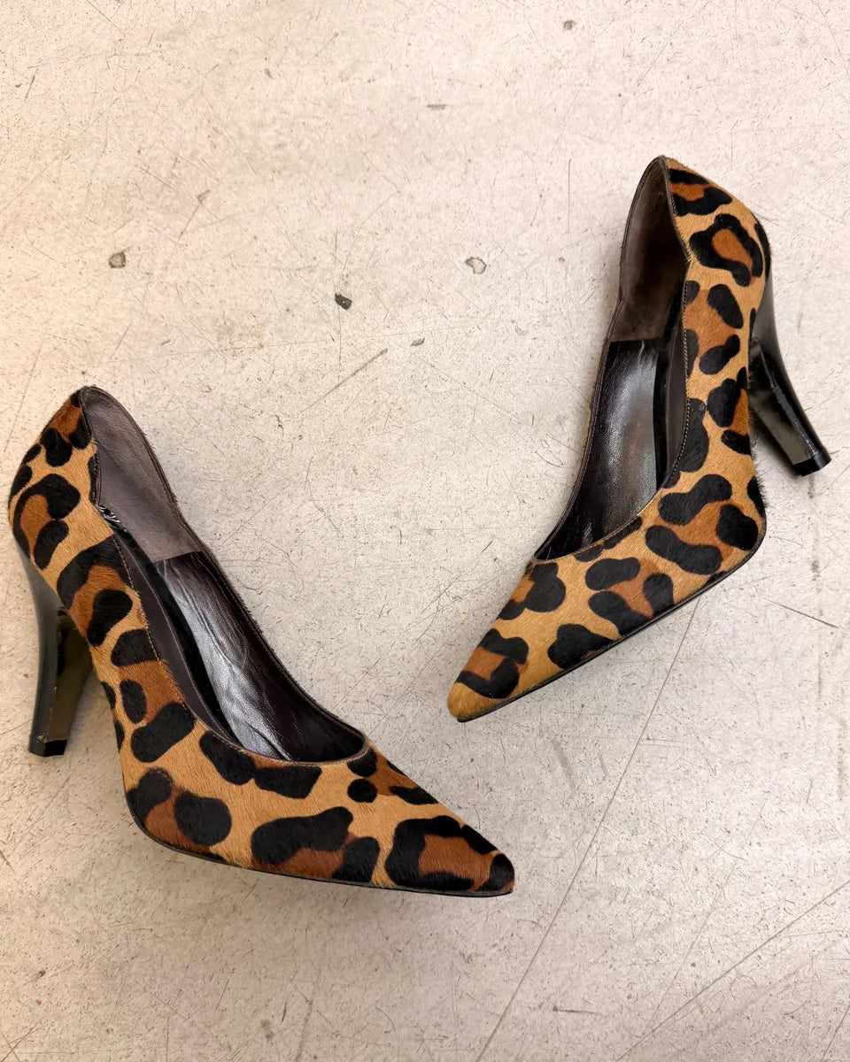 SS2011 Balenciaga Leopard Pony Hair Pointed Heels bWSaDjJ 3