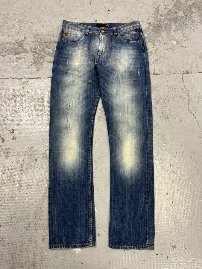 SS2011 Cavalli Blue Faded Denim Jeans SjlAGhB 0