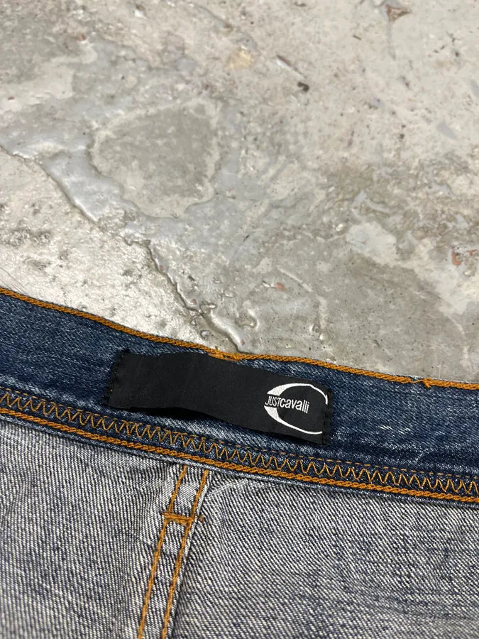SS2011 Cavalli Blue Faded Denim Jeans SjlAGhB 12