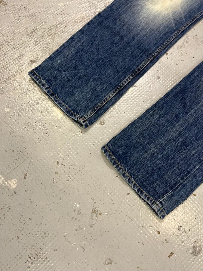 SS2011 Cavalli Blue Faded Denim Jeans SjlAGhB 6