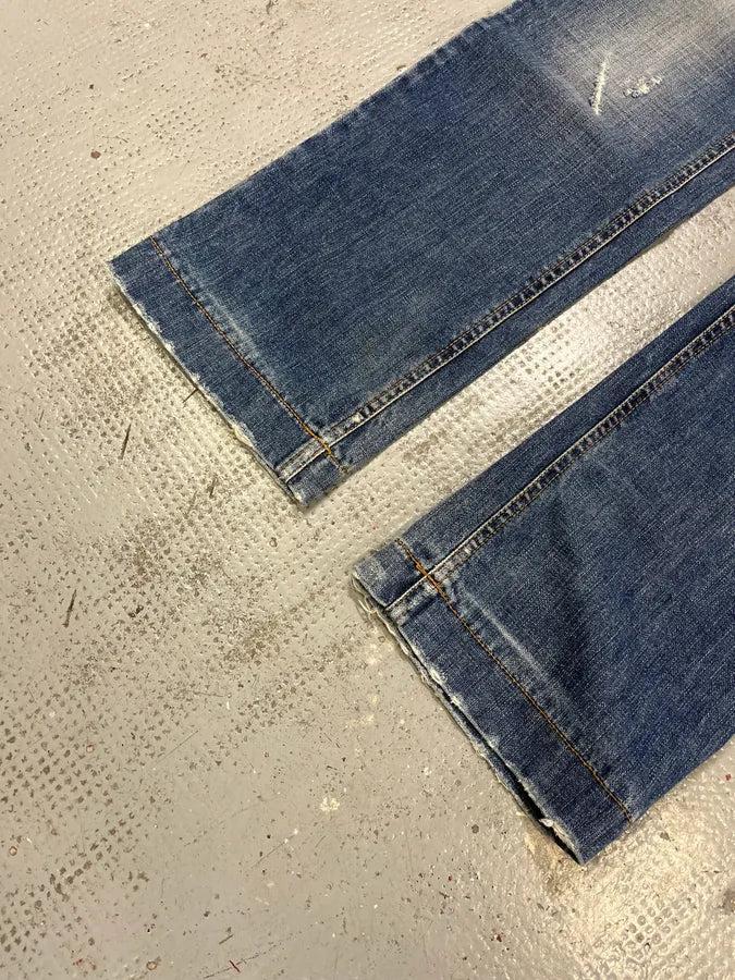 SS2011 Dolce & Gabbana Distressed Blue Denim Jeans zxHsknW 6
