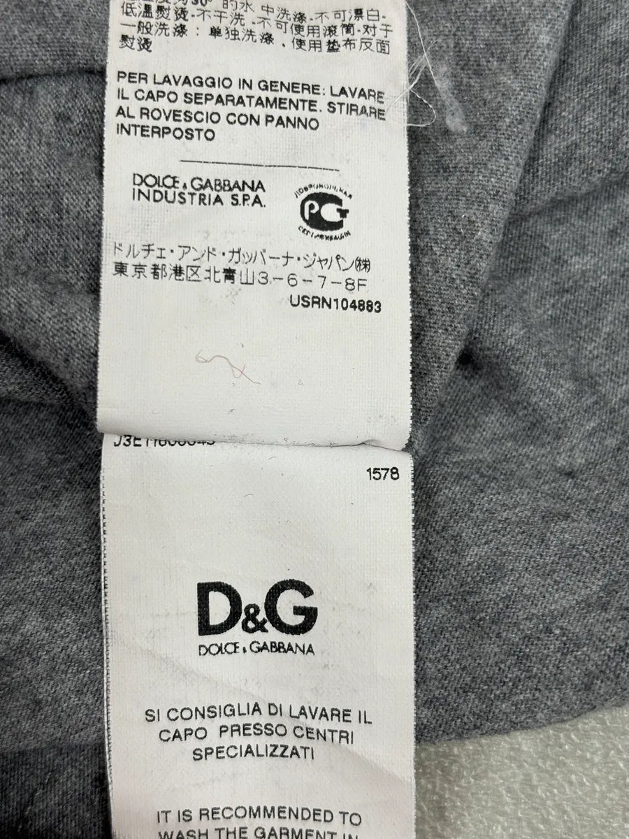 SS2011 Dolce & Gabbana Grey Naomi Campbell Photo T-Shirt FxAPInd 10