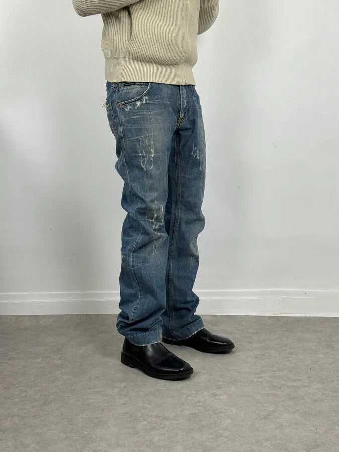 SS2011 Dolce & Gabbana Distressed Blue Denim Jeans JTSuixp 2