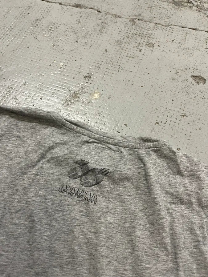 SS2011 Emporio Armani 30th Anniversary NY Workers Grey T-Shirt BHACrXE 6