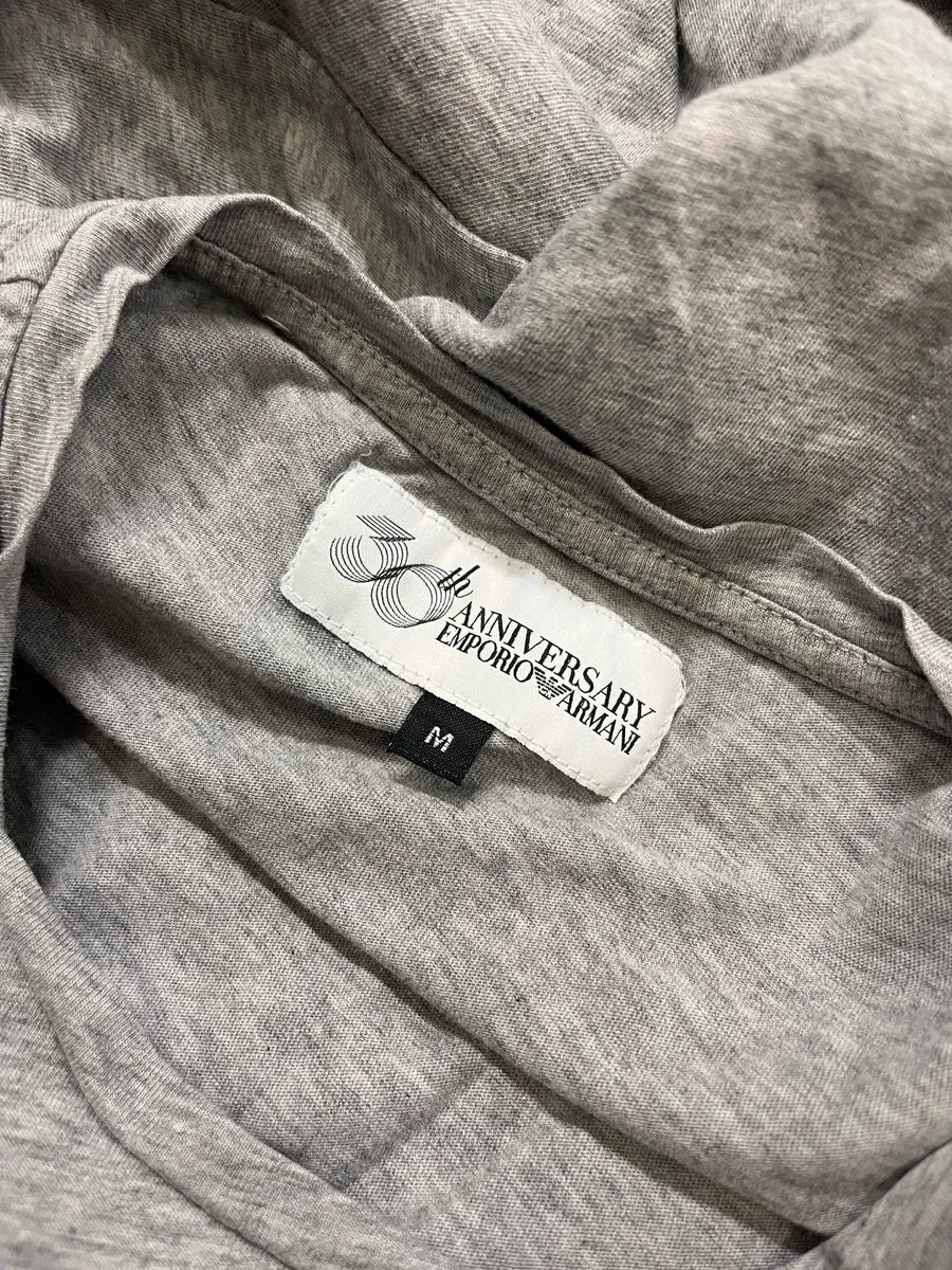 SS2011 Emporio Armani 30th Anniversary NY Workers Grey T-Shirt BHACrXE 7