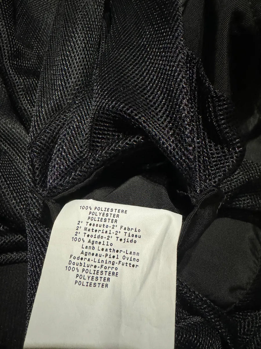 SS2011 Emporio Armani Black 2 Zips Minimalist Jacket qKzrBax 6