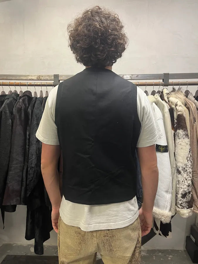 SS2011 Emporio Armani Hybrid Leather Vest (M) 5