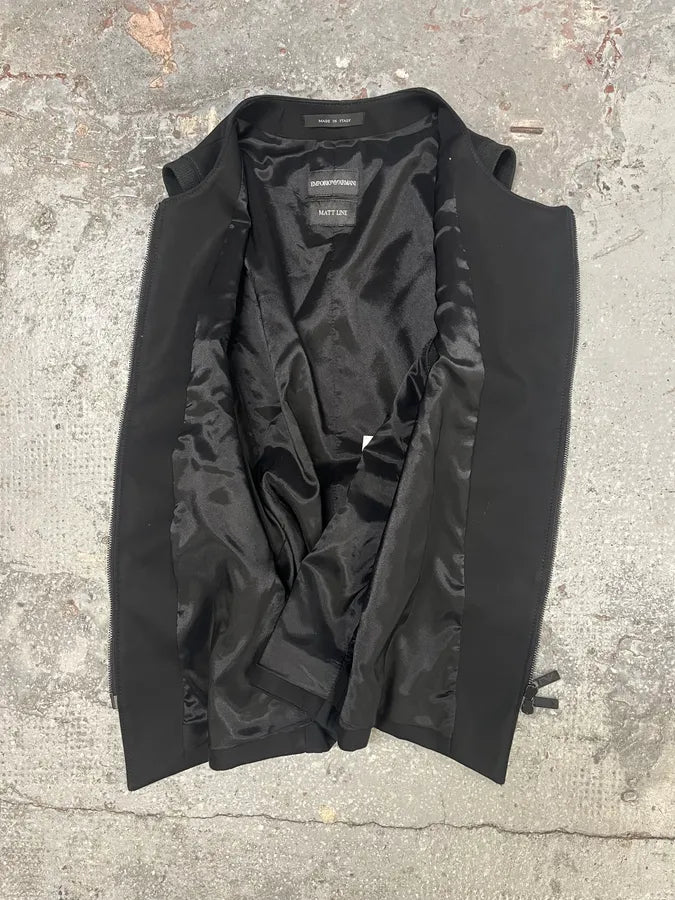 SS2011 Emporio Armani Hybrid Leather Vest (M) 6