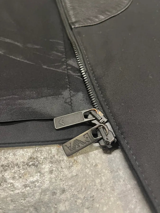 SS2011 Emporio Armani Hybrid Leather Vest (M) 7