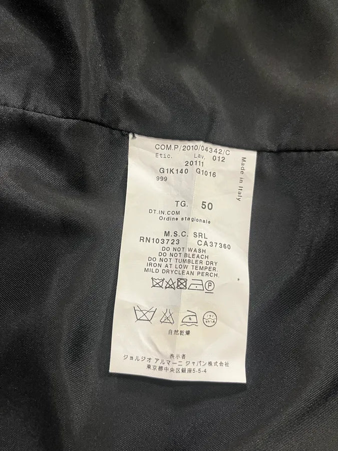 SS2011 Emporio Armani Hybrid Leather Vest (M) 9