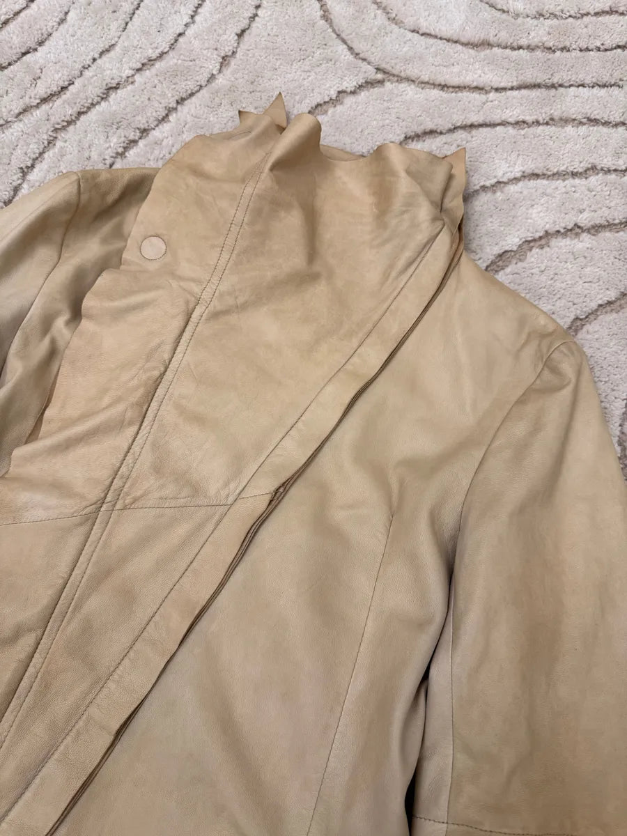 SS2011 Emporio Armani Jedi Biker Leather Jacket FyFLNLz 2