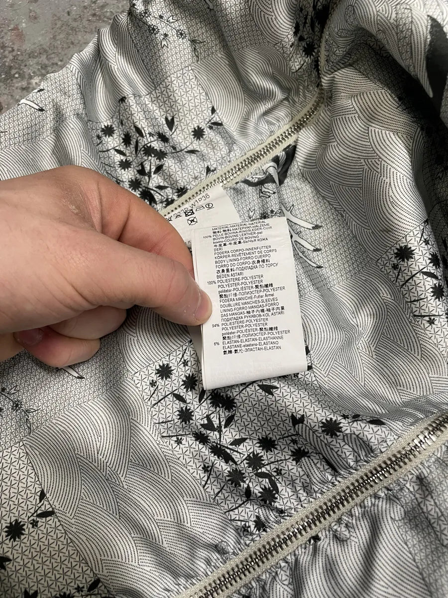 SS2011 Emporio Armani Multi Zips White Detachable Leather Jacket jEqtCcP 10