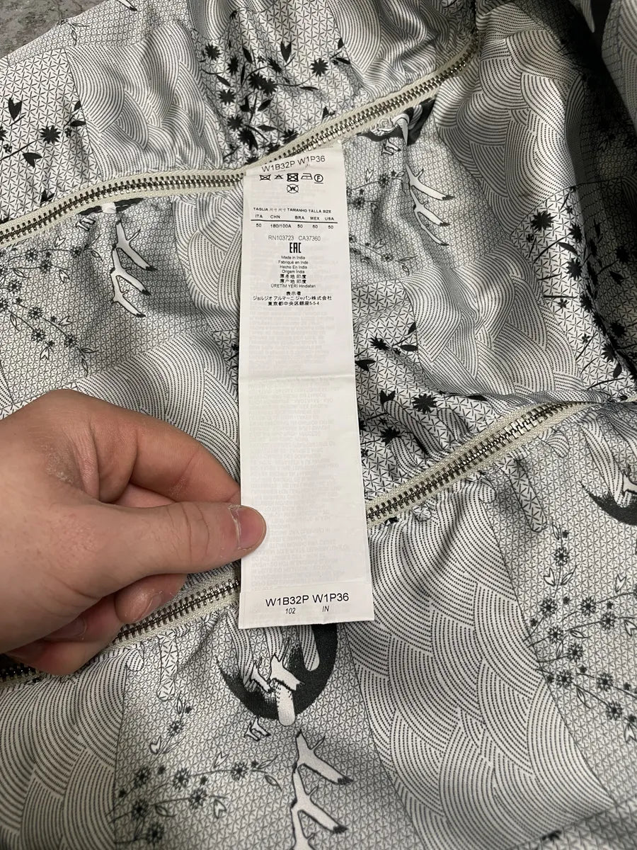 SS2011 Emporio Armani Multi Zips White Detachable Leather Jacket jEqtCcP 12