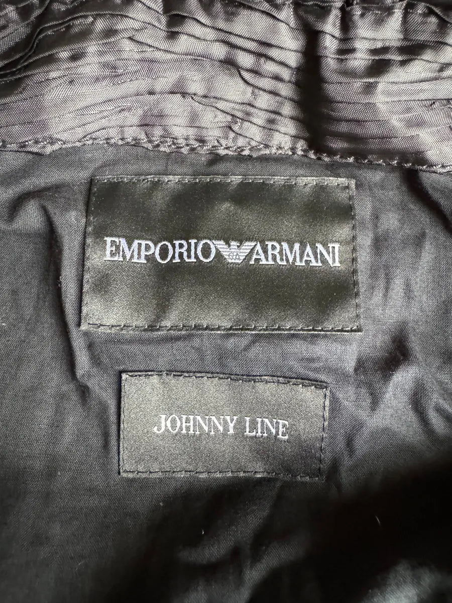 SS2011 Emporio Armani Plissed Hybrid 2-Zip Jacket vAWXXNa 9