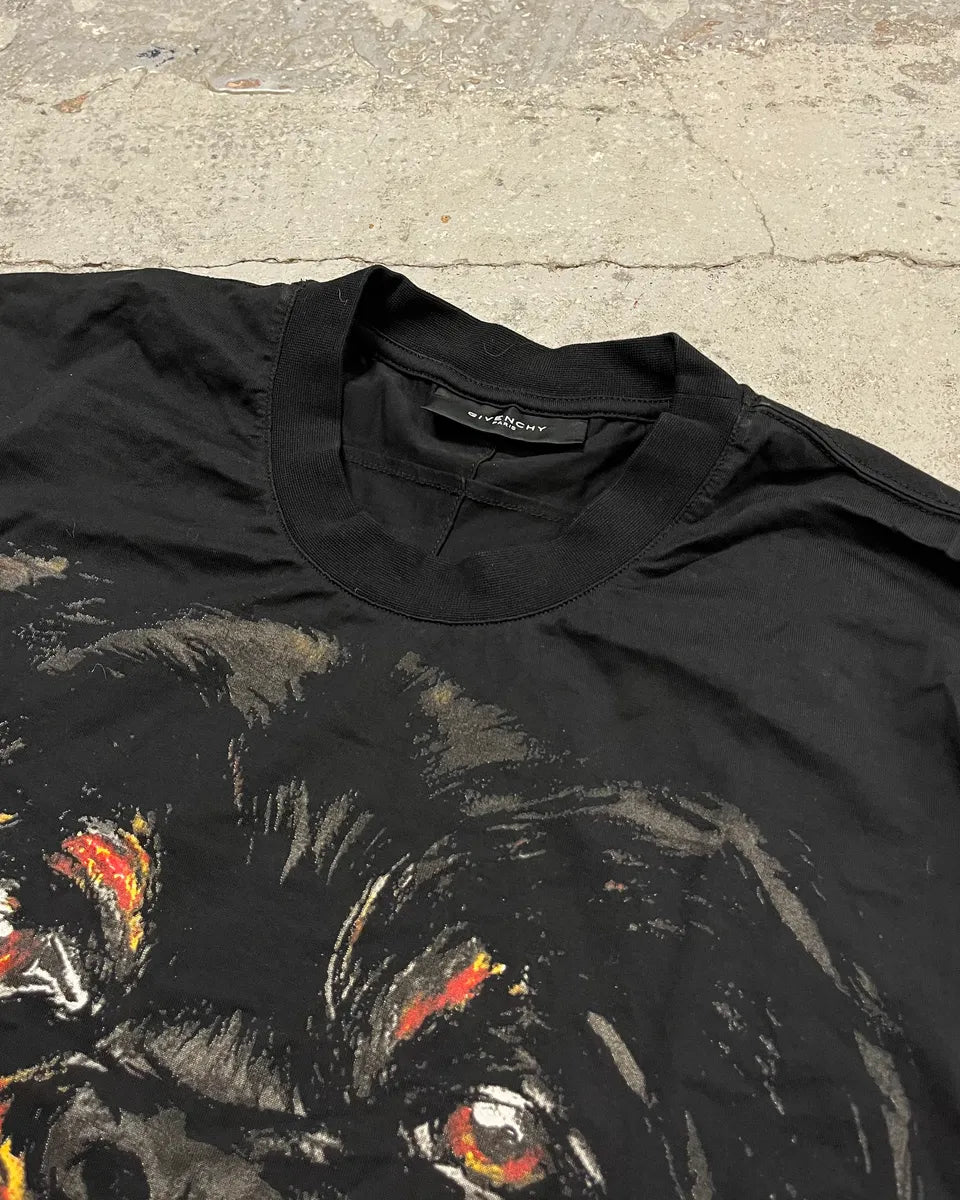SS2011 Givenchy Black Rottweiler Dog T-Shirt by Riccardo Tisci iuPnCuH 4