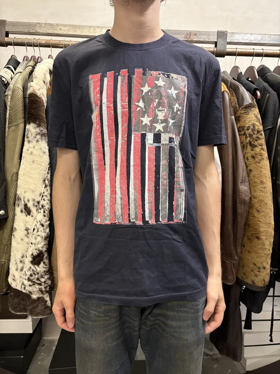SS2011 Givenchy USA Flag Black T-Shirt by Riccardo Tisci kFMNdCZ 1